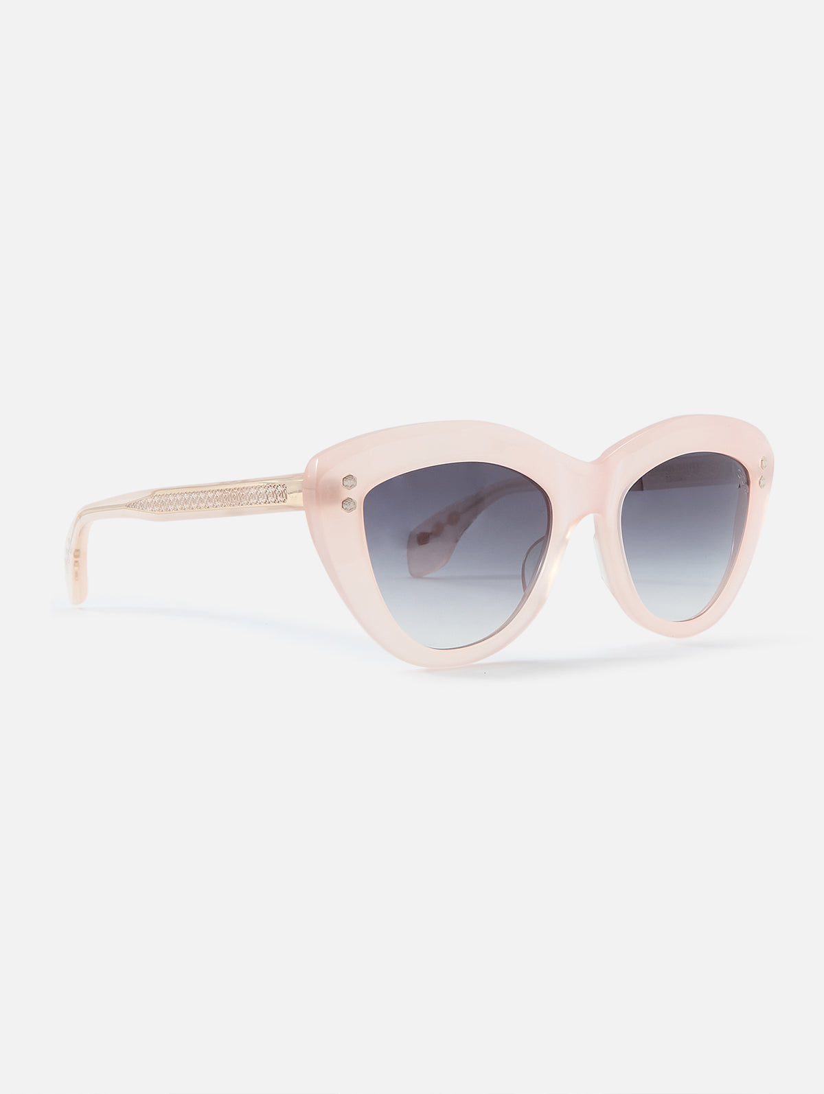 Model VII Sunglasses,HOORSENBUHS,PINK CORAL WITH SMOKE LENS,Image 2