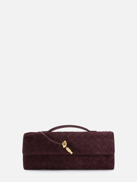 Andiamo Clutch,BOTTEGA VENETA,DEEP MAHOGANY,Image 1