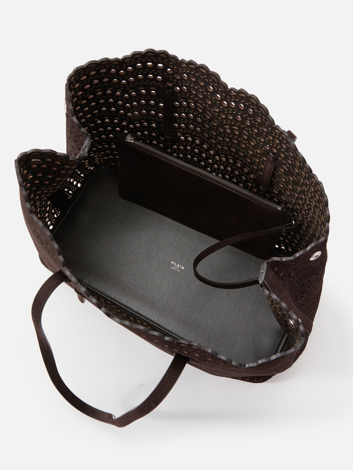 Mina 37 Bag,ALAIA,BRUN FUME,Image 3