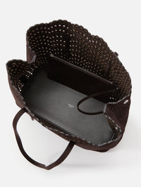 Mina 37 Bag,ALAIA,BRUN FUME,Image 3