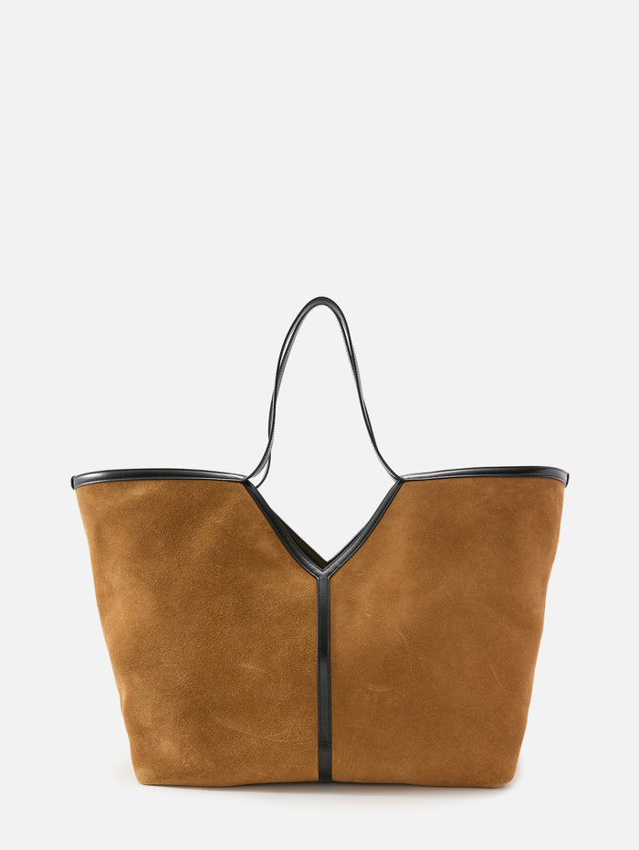 Y Slim Tote,SAINT LAURENT,RUSTIC CAMEL,Image 1