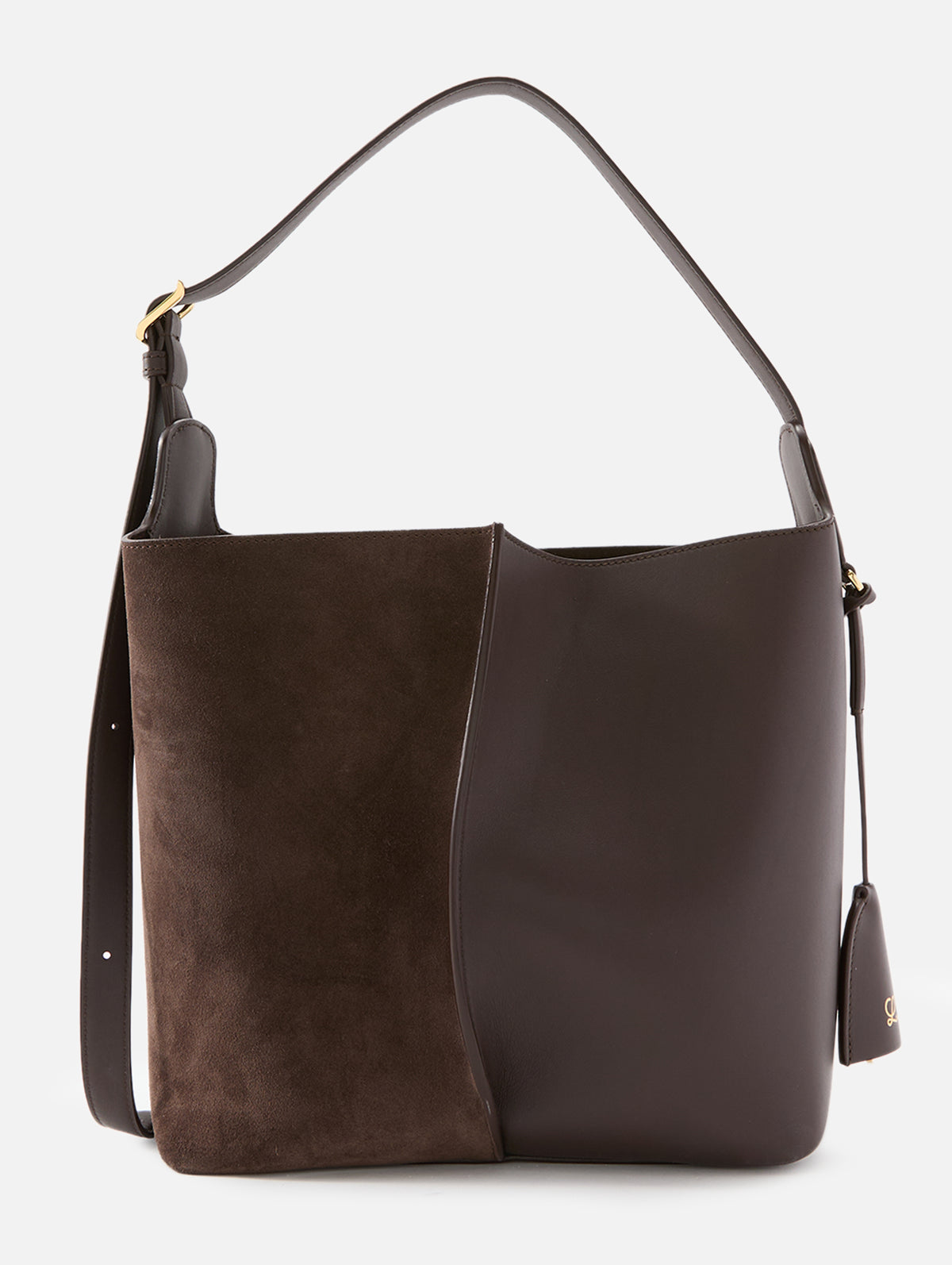 Bilbao Bucket Bag,LOEWE,DARK CHESTNUT,Image 3