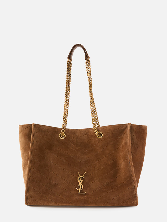 East West Niki Shopping Tote,SAINT LAURENT,COGNAC,Image 1