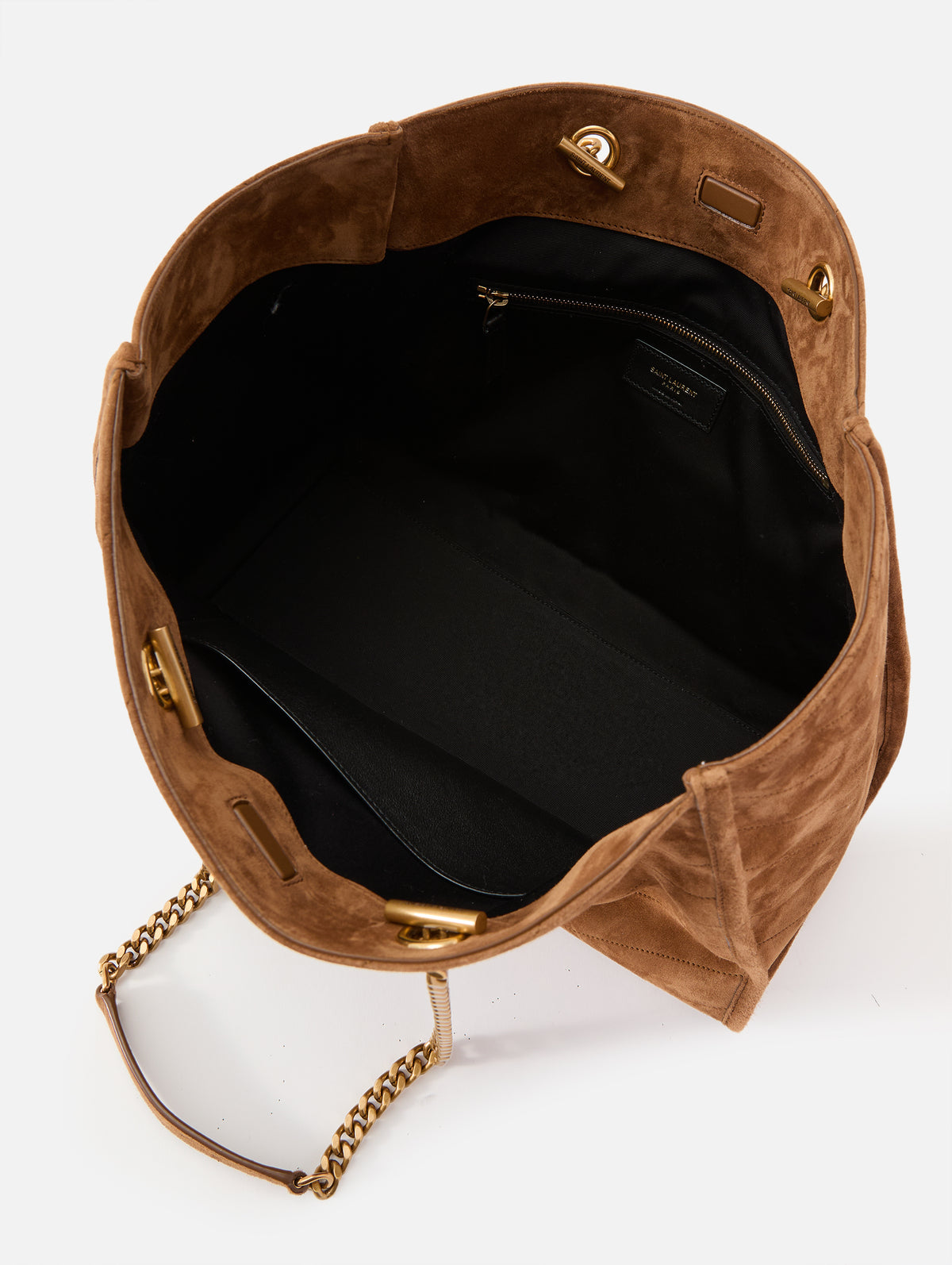 East West Niki Shopping Tote,SAINT LAURENT,COGNAC,Image 3