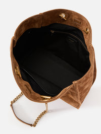 East West Niki Shopping Tote,SAINT LAURENT,COGNAC,Image 3