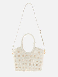 Ivy Tote Bag,MIU MIU,BIANCO,Image 3