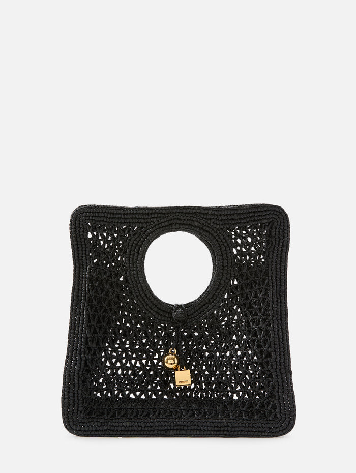 Petit Carre Spiaggia Bag,JACQUEMUS,BLACK,Image 1