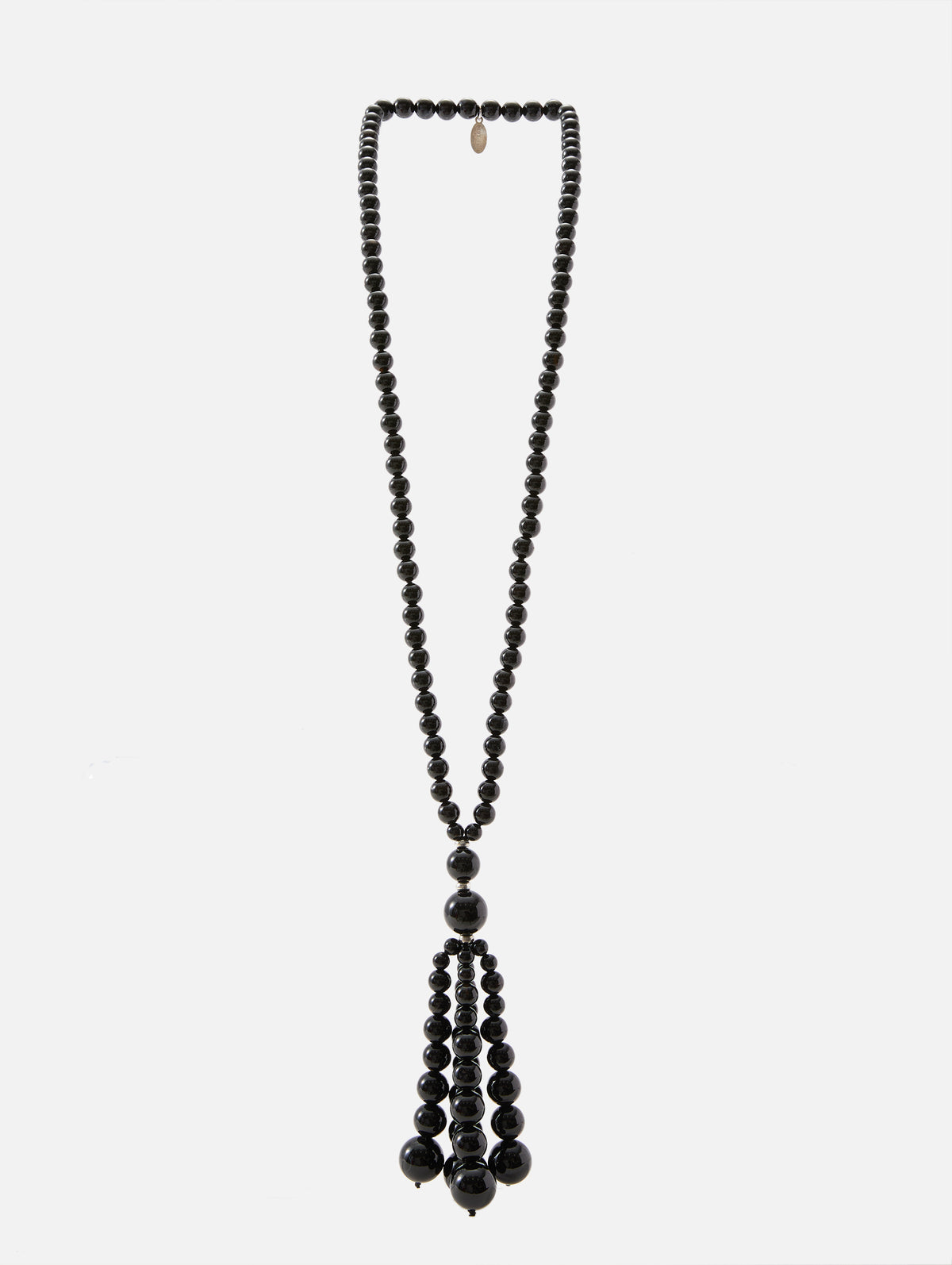 Pompon Necklace,DEUX AMIS,BLACK ONYX,Image 2