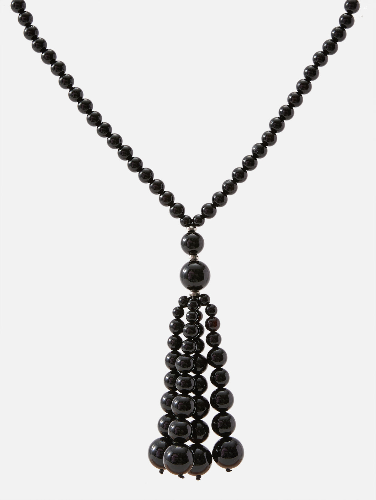 Pompon Necklace,DEUX AMIS,BLACK ONYX,Image 1