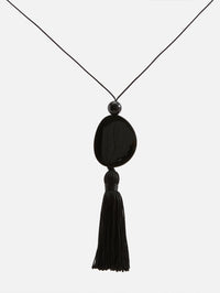 Tessel Cord 01 Necklace,DEUX AMIS,BLACK ONYX,Image 1