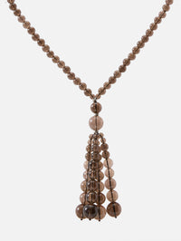 Pompon Necklace,DEUX AMIS,SMOKY QUARTZ,Image 1