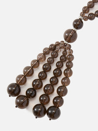 Pompon Necklace,DEUX AMIS,SMOKY QUARTZ,Image 3