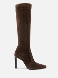 Francoise Boot 95mm,SAINT LAURENT,BEAR BROWN,Image 1