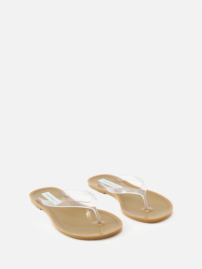 Jo Flip Flop,CHRISTOPHER ESBER,KHAKI CLEAR,Image 1