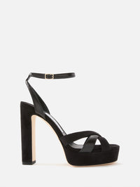Kove Platform Sandal,JIMMY CHOO,BLACK,Image 1