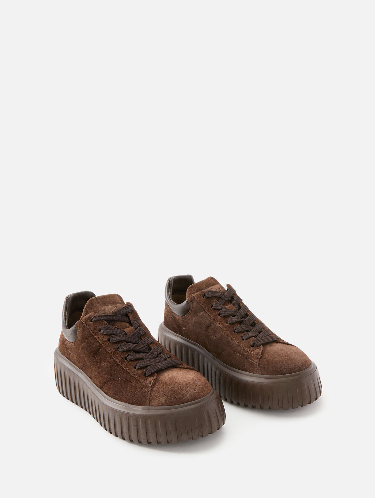Platform Sneaker,HOGAN,BROWN,Image 2