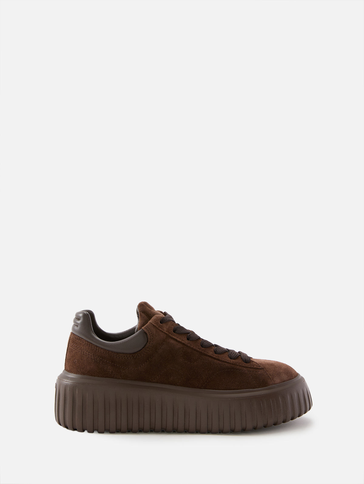 Platform Sneaker,HOGAN,BROWN,Image 1