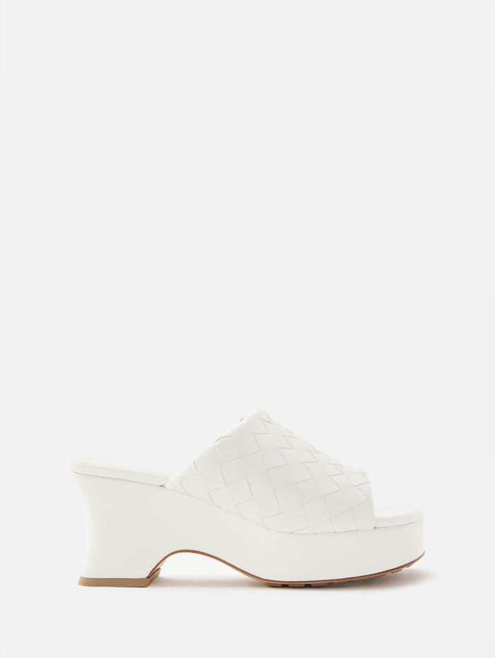 Rosita Kitten Wedge,BOTTEGA VENETA,ALABASTER,Image 1
