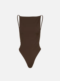 Maillot Sole Swimsuit,JACQUEMUS,BROWN,Image 2