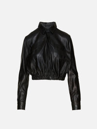 Cropped Boxy Shirt,R13,BLACK,Image 1