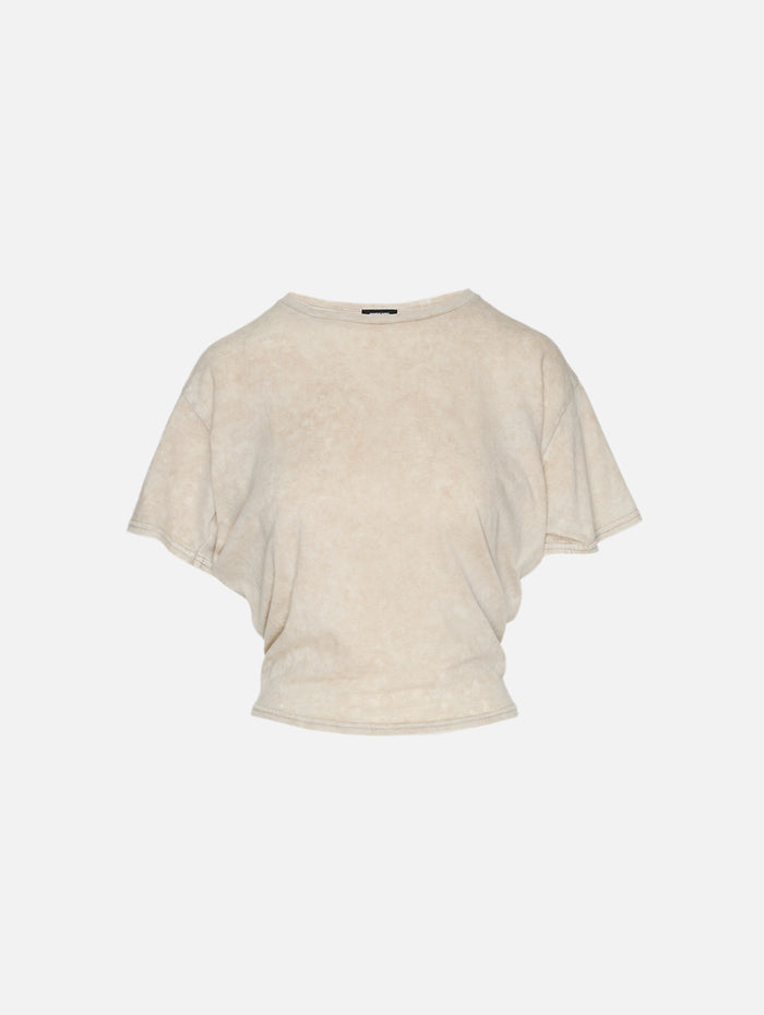 Tight Waist Tee,R13,ACID KHAKI STONE,Image 1