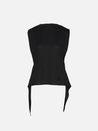 Marcel Moisson Top,JACQUEMUS,BLACK,Image 2