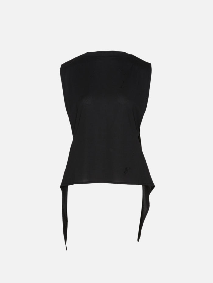 Marcel Moisson Top,JACQUEMUS,BLACK,Image 1