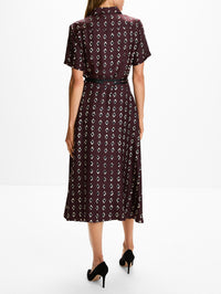 Kiera Dress,ALTUZARRA,DEEP CHERRY DIAMOND,Image 4