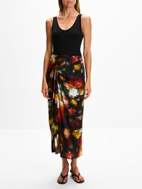 Suma Skirt,DRIES VAN NOTEN,BLACK,Image 2