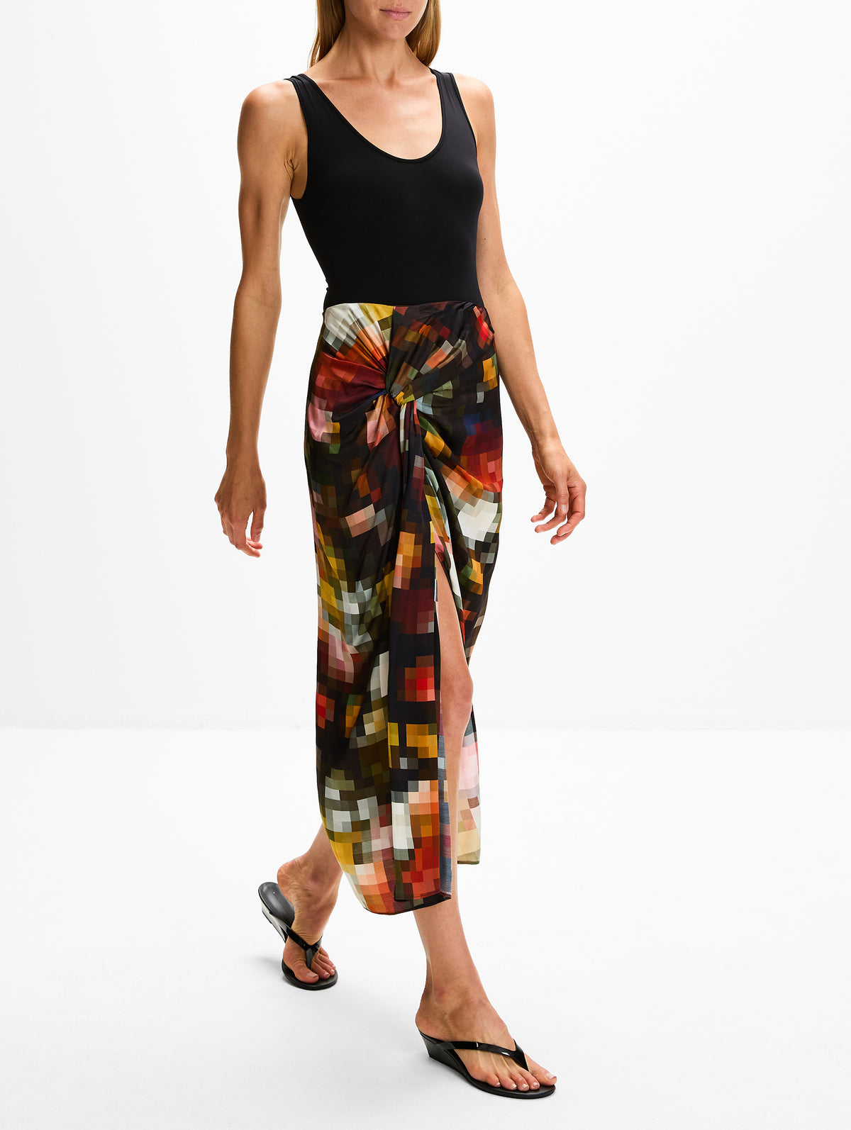 Suma Skirt,DRIES VAN NOTEN,BLACK,Image 3