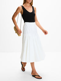 Jupe Agave Skirt,JACQUEMUS,WHITE,Image 3