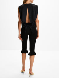 Marcel Moisson Top,JACQUEMUS,BLACK,Image 3