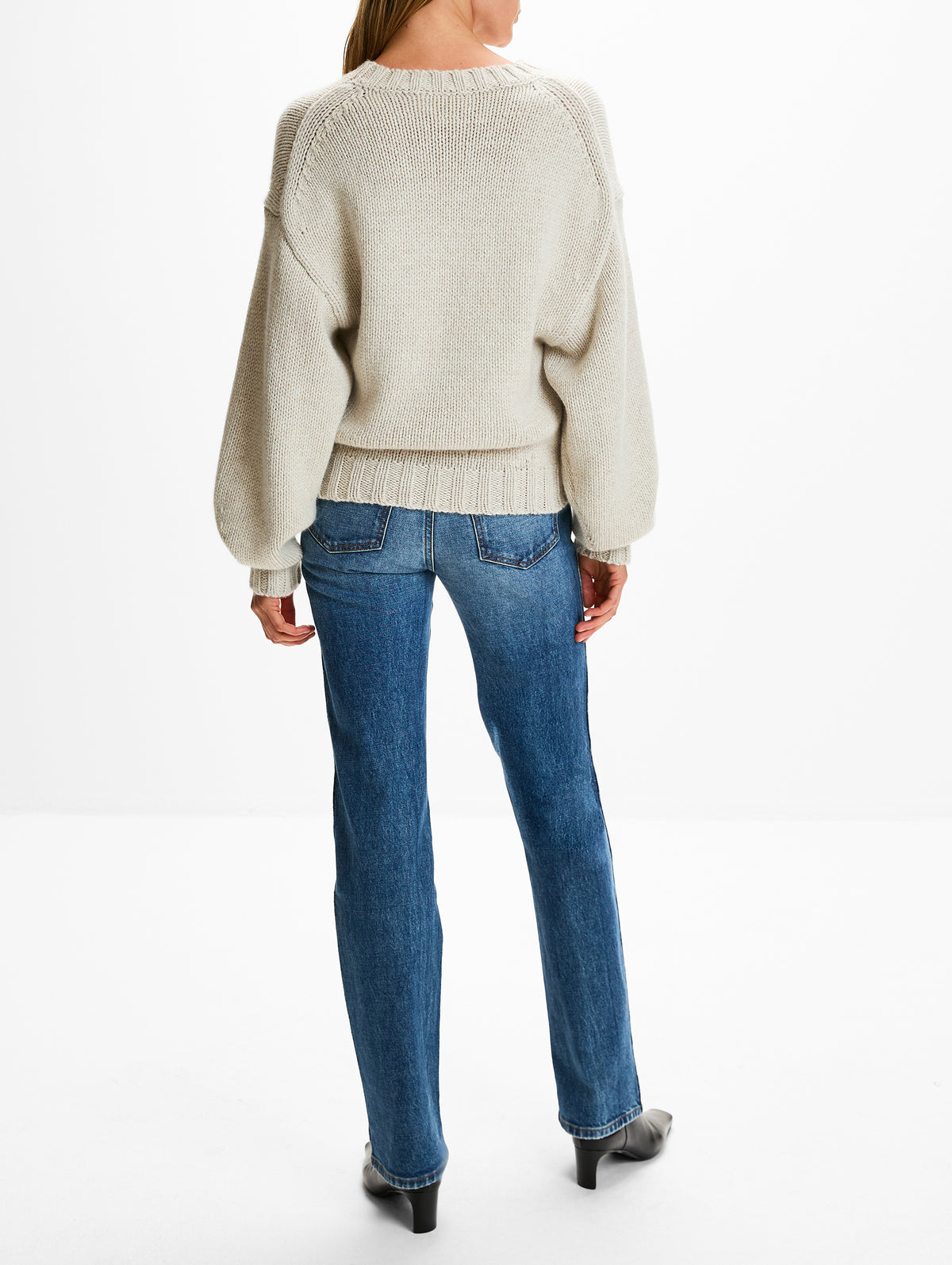 Gemma Sweater,KHAITE,DOVE,Image 3