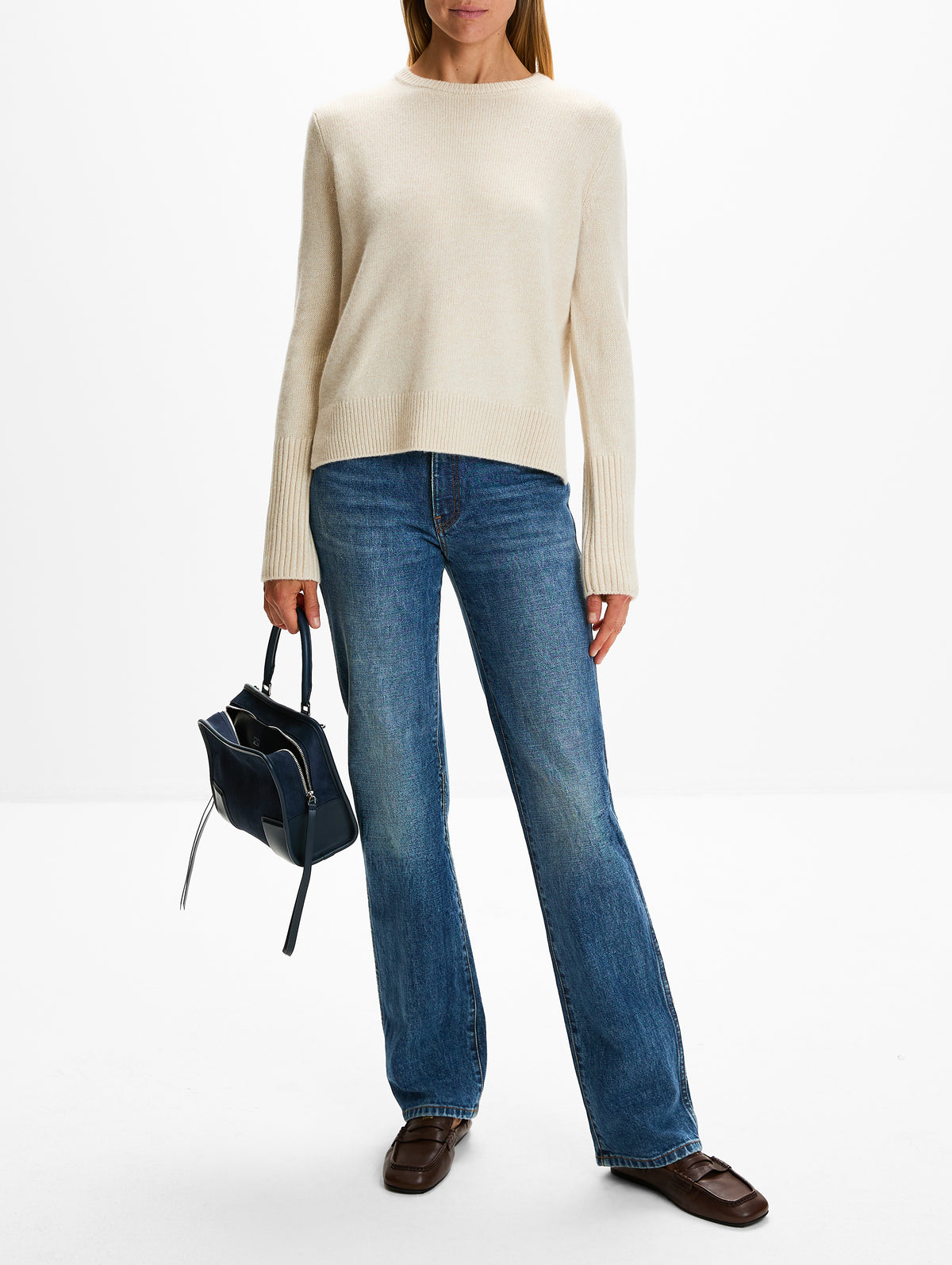 Small Amazona Bag,LOEWE,DEEP NAVY,Image 2