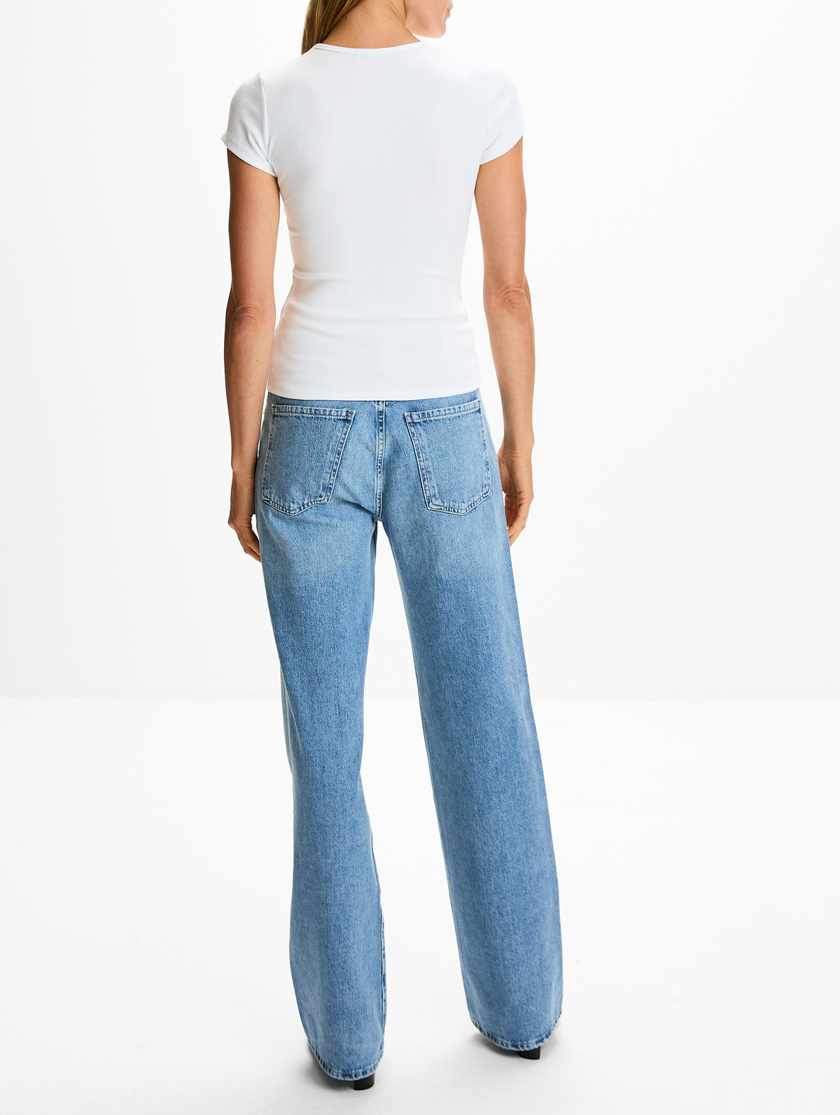 Sunset Baby Tee,BARELOOM,WHITE,Image 3