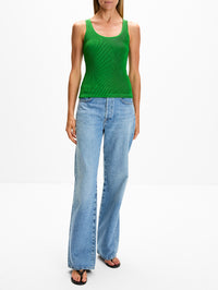 Tank Top,LOEWE,GREEN,Image 2