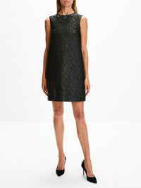 Short Sleeveless Dress,MAX MARA,DARK GREEN,Image 2