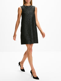 Short Sleeveless Dress,MAX MARA,DARK GREEN,Image 3