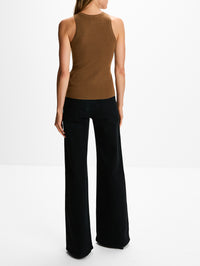 Knit Tank Top,CO,GINGER,Image 3