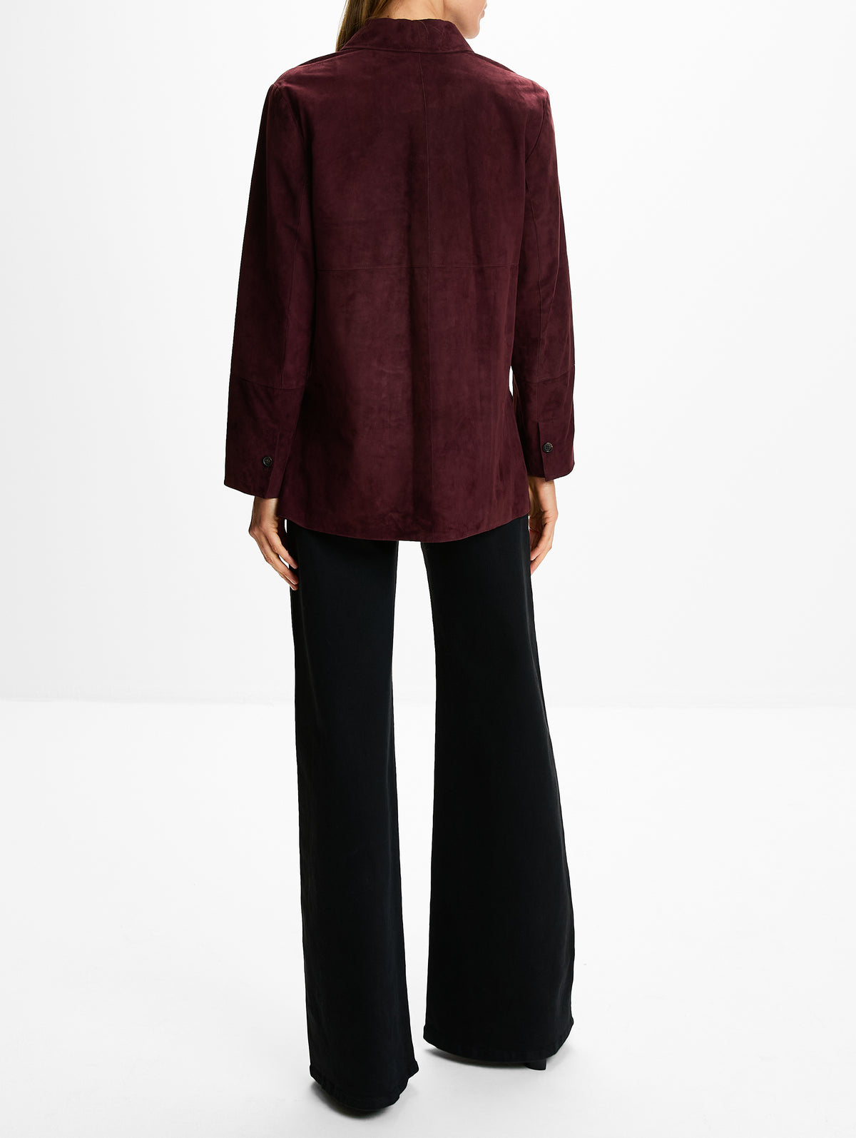 Leather Jacket,MAX MARA,RED,Image 3