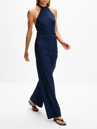 Twist Trouser,MIMCHIK,NAVY,Image 3