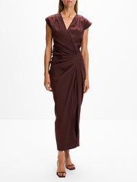 Bettina Dress,PROENZA SCHOULER,ESPRESSO,Image 2
