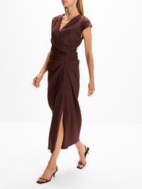 Bettina Dress,PROENZA SCHOULER,ESPRESSO,Image 3