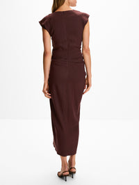 Bettina Dress,PROENZA SCHOULER,ESPRESSO,Image 4