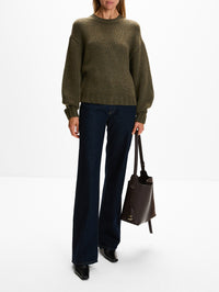 Gemma Sweater,KHAITE,ARTICHOKE,Image 2