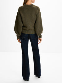 Gemma Sweater,KHAITE,ARTICHOKE,Image 3