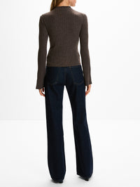 Petra Bell Sleeve Sweater,ELYSEWALKER LABEL,DRIFTWOOD,Image 3