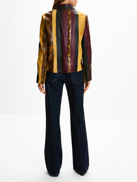 Sirine Jacket,PROENZA SCHOULER,GOLD MULTICOLOR,Image 3