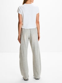 Relaxed Darted Sweatpant,R13,HEATHER GREY WITH OAT,Image 4