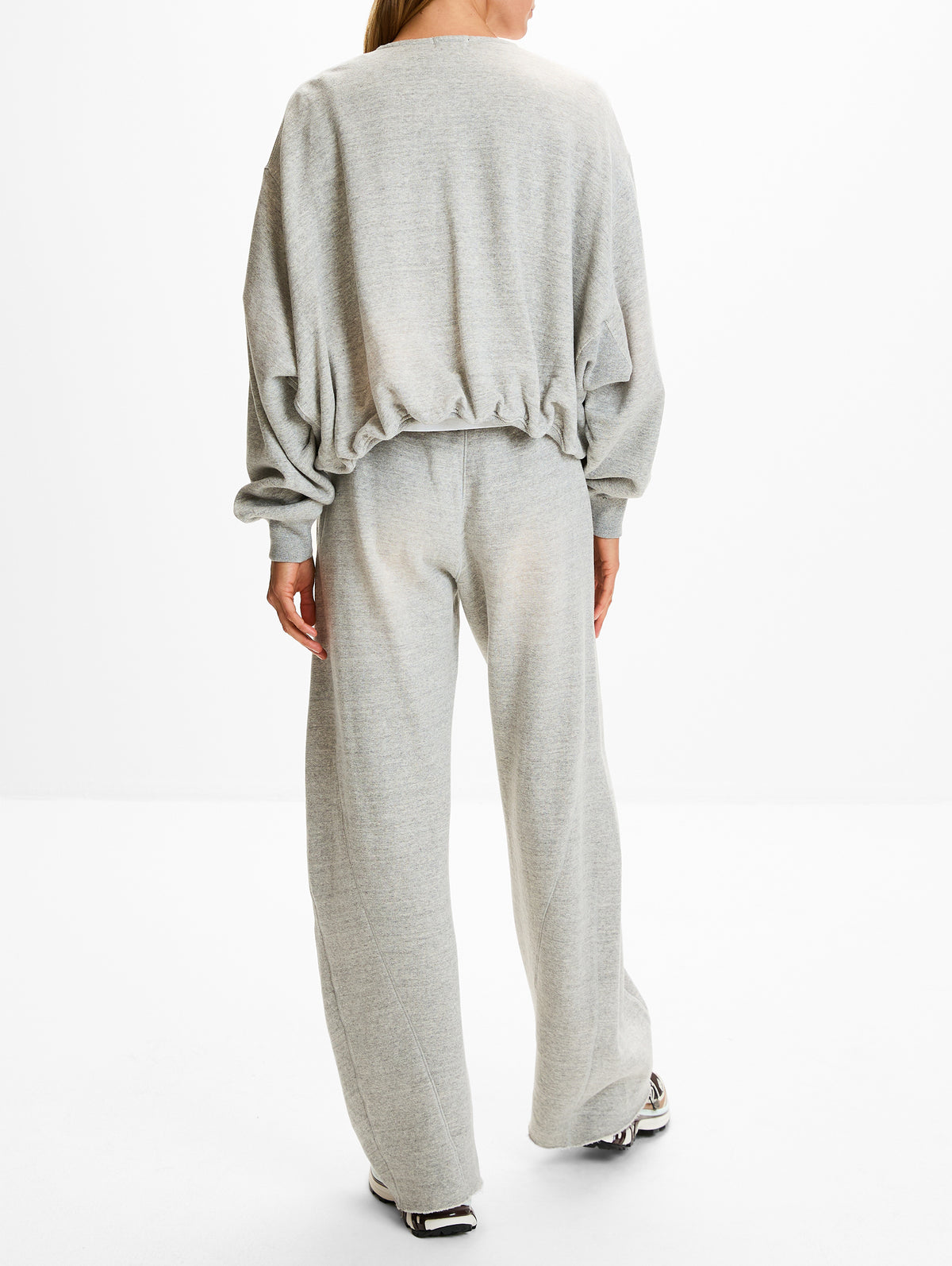 Balloon Sweatshirt,R13,HEATHER GREY,Image 3